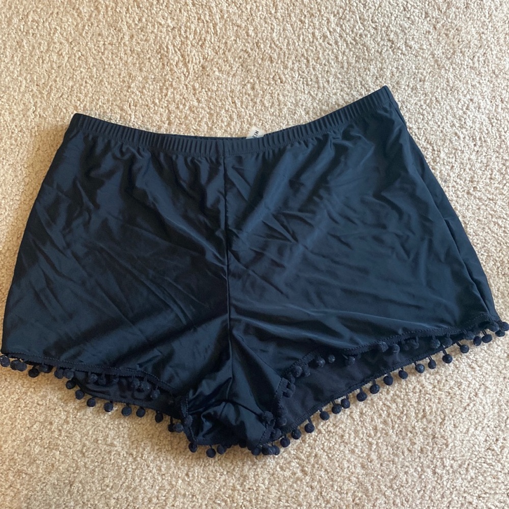 Warn once, swim shorts!